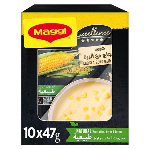 Maggi Chicken Soup With Corn 47g 10Pcs