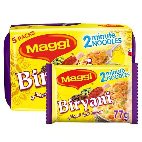 Maggi Noodles Biryani Flavor 77g 5Pcs