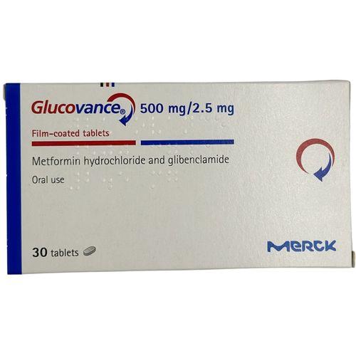 Glucovance 500mg/2.5mg 30Tablets