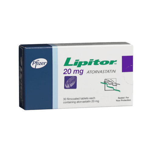 Lipitor 20mg 30Tablets