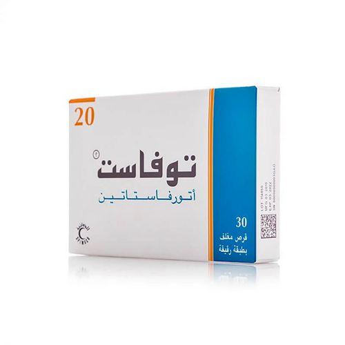 توفاست 20مجم 30قرص