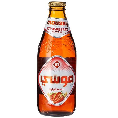 Moussy Malt Drink Alcohol Free Strawberry Flavour 330ml