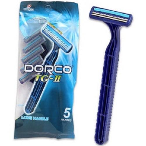Dorco Razor 2Blades 5Pcs Model No.TG-II 
