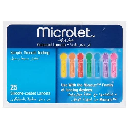 ميكروليت لانسيت 25شريط