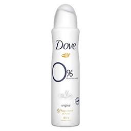 Dove Deodorant Spray Original 0% Aluminum Salts Lasts 48hours 150ml