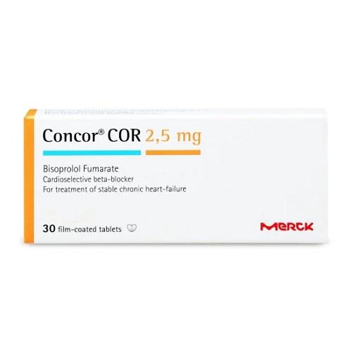 Concor Cor 2.5mg 30Tablets