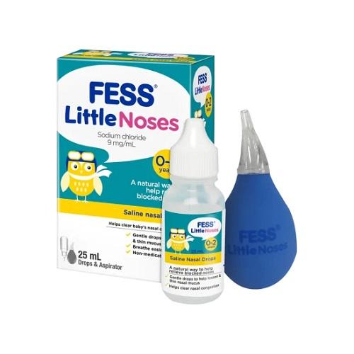 Fess Little Noses Drops and aspirator 25ml