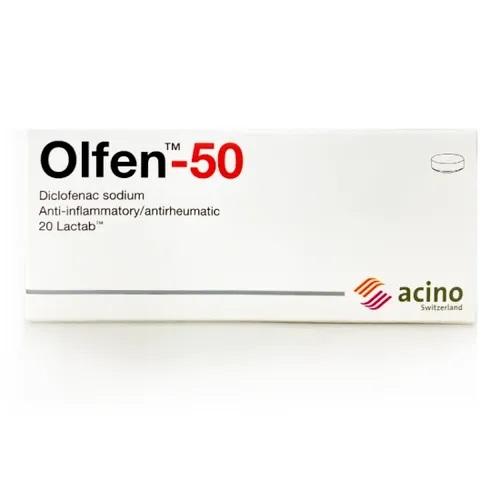 Olfen Anti Inflammatory and Anti Edema 50mg 20Tablets