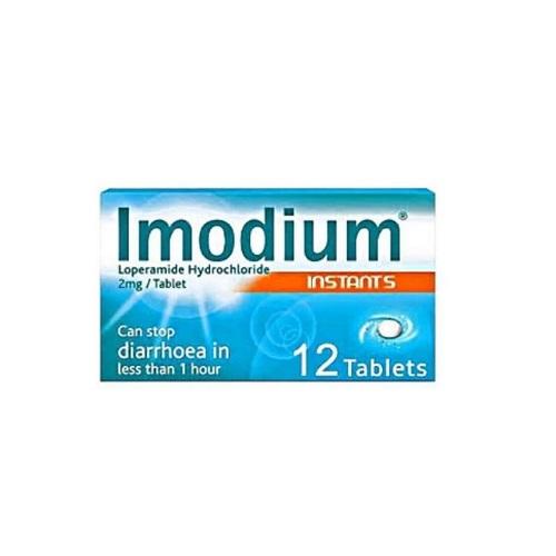 Imodium Instant Fast Dissolving Tablets to Treat Diarrhea 2mg 12Tablets