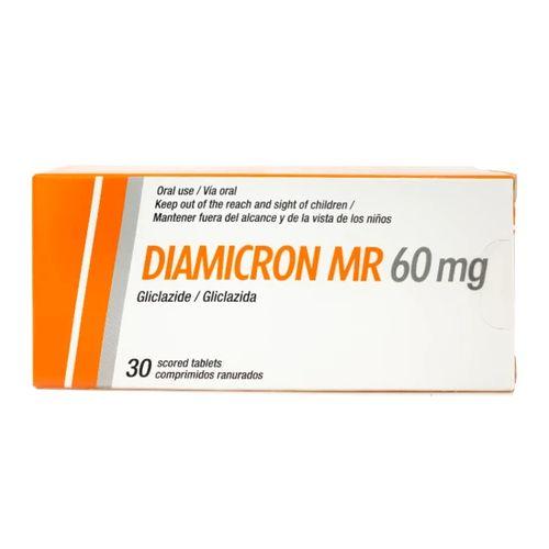 Diamicron MR 60mg 30Tablets
