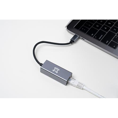 اكستريم ماك محول Type C الى ايثرنت فضي موديل رقم.XWH-ACE-13