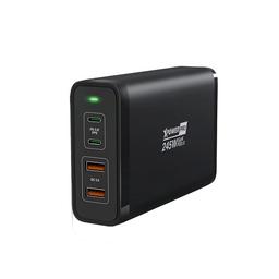 XPower Desktop Charger Pro GX245 with 4Port PD 245W Black Model No.XPP-GX245-BK