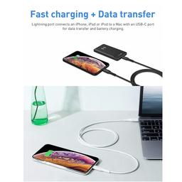 ميلي ام اف اي كابل PD Type C الى لايتنينج 1م ابيض موديل رقم.HI-L70-W