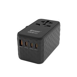 XPower TA100 Travel Adaptor with 5Output 100W PD Black Model No.652-BK