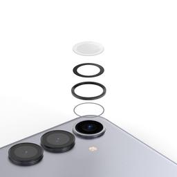 Araree C Subcore Case with Metal Ring Camera Lens Protector for Samsung Galaxy S24 Clear Model No.S24-MCSUB-CL