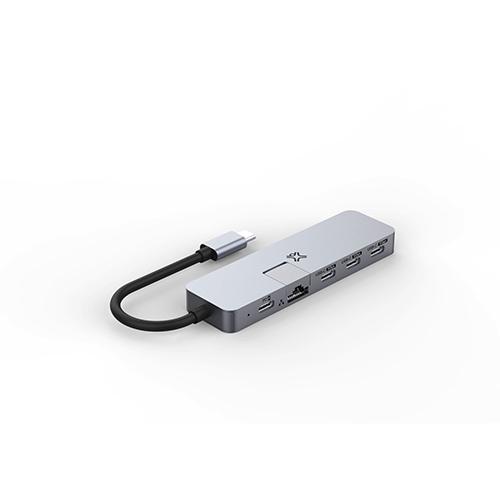 اكستريم ماك Type C هب ماكس برو 5فى1 رمادي موديل رقم.XWH-UMP-13