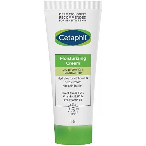 Cetaphil Moisturizing Cream for Dry to Very Dry Sensitive Skin Rich with Vitamins and Almond Oil 100g