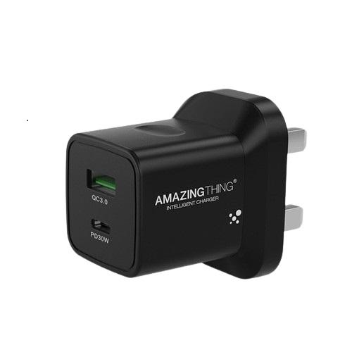  امايزينج ثينج شاحن بقوة 33واط USB وType C محول المملكه المتحده رقم.15520