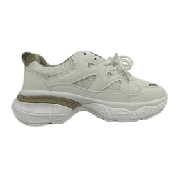Fashion Women Shoes White and Beige Model No.P9911