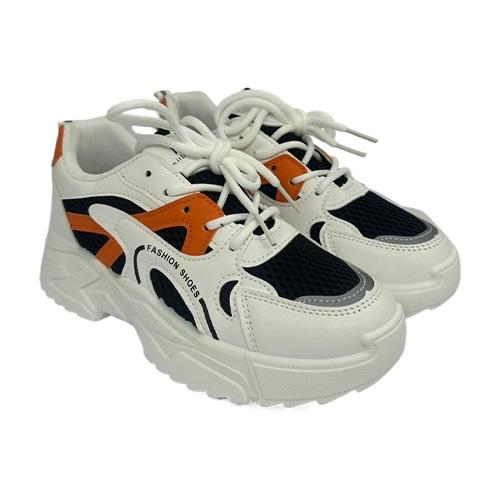 Fashion Women Shoes White and Orange Model No.A03
