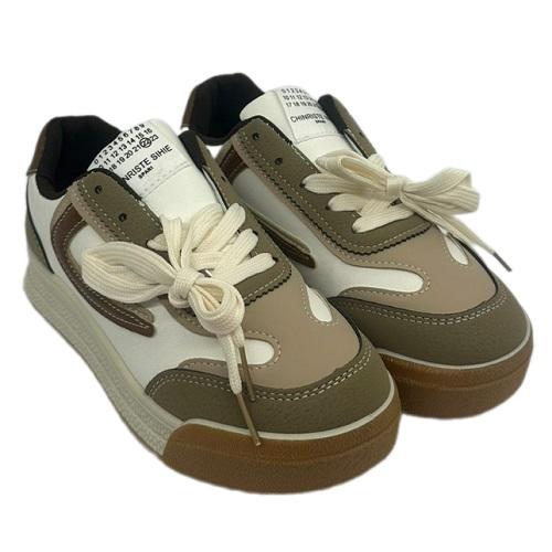 Fashion Women Shoes White and Beige Model No.S105