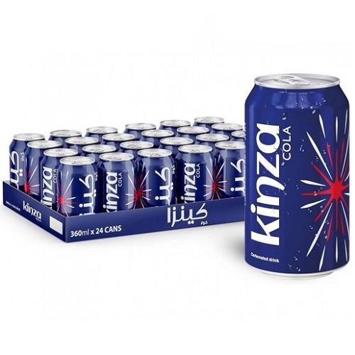 Kinza Cola Carbonated Drink 360ml 24Pcs