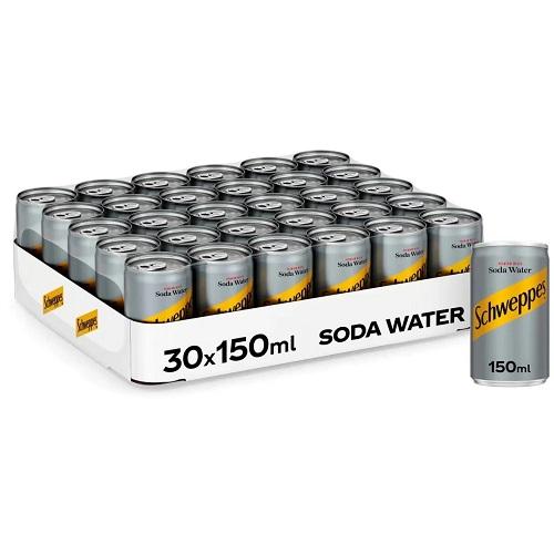 Schweppes Soda Water 150ml 30Pcs