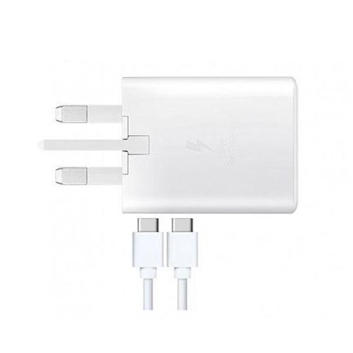سامسونج محول السفر USB C الى USB C بقوة 25واط ابيض رقم.13407