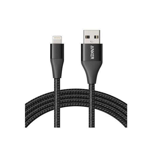 انكر باورلاين بلس 2 USB الي ايفون 90سم C89 اسود رقم.11935