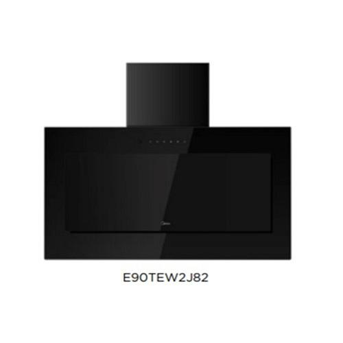 ميديا شفاط زجاجي مائل 90سم ضوء LED تحكم باللمس 4سرعات موديل رقم.E90TEW2J82