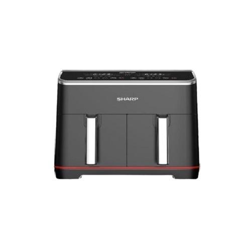 Sharp Air Fryer Dual Basket 4Ltr 1800W Model No.KF-DF80RT-K3