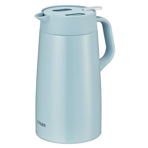 Tiger Stainless Steel Handy Jug 1.6Ltr Aqua Blue Model No.PWO-A160-AC
