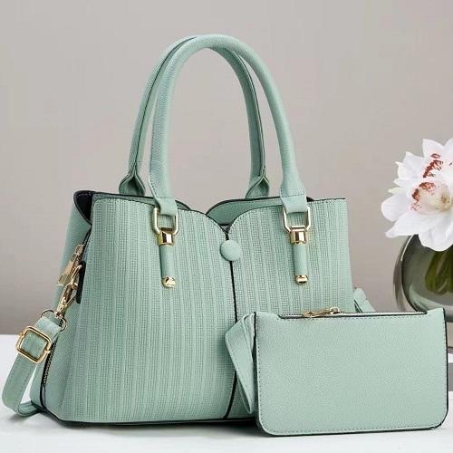 Fashion Women Bag Green No.19028-7