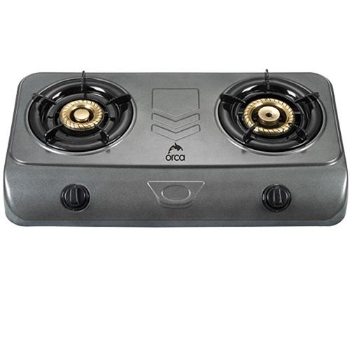 Orca Table Top Gas 2Burner Stainless Steel Model No.HT-G-2090