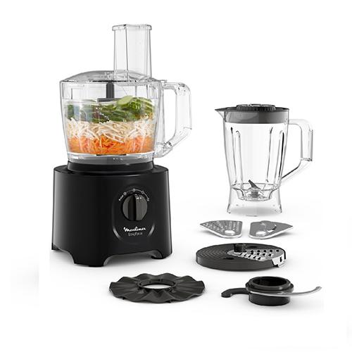 Moulinex Food Processor 800W 25Function Black Model No.FP247827