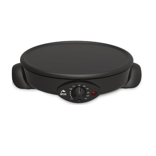 Orca Crepe and Grill Pan 33cm 1500W Black Model No.OR-ZS-508(B)