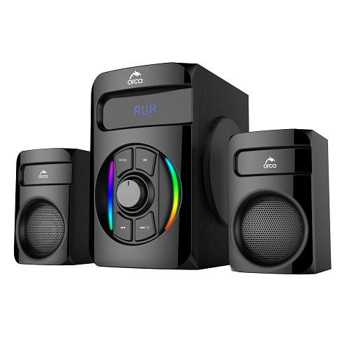 اوركا سماعات 2.1CH للوسائط المتعددة 38واط RMS موديل رقم.OR-131C