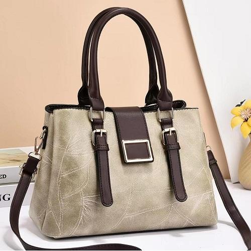 Fashion Women Bag Khaki No.22-19028