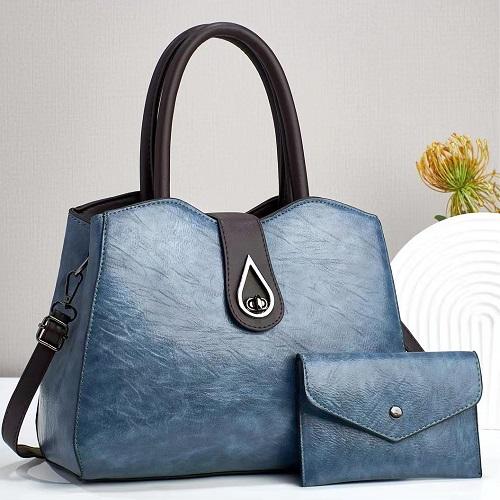 Fashion Women Bag Blue No.19028-27