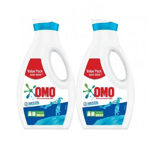 Omo Automatic Laundry Detergent Gel 1.69Ltr 2Pcs