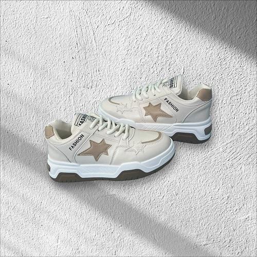 Fashion Girls Shoes White and Beige Model No.H1