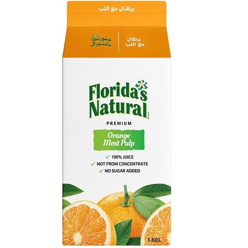 Florida Natural Orange Juice with Pulp No Sugar Added 1.6Ltr