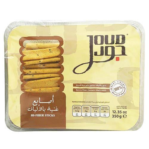 Joud Baked Wheat Sticks High Fiber with Black Seed 350g