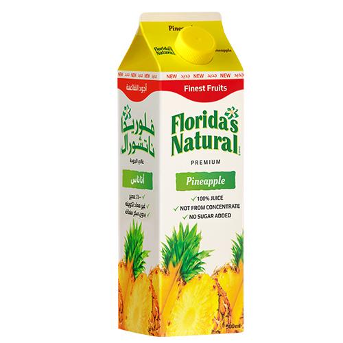 Florida Natural Pineapple Juice No Added Sugar 900ml