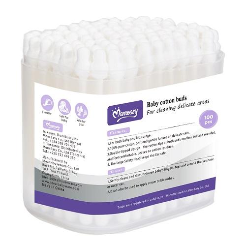 Mameasy Baby Cotton Buds 100Pcs