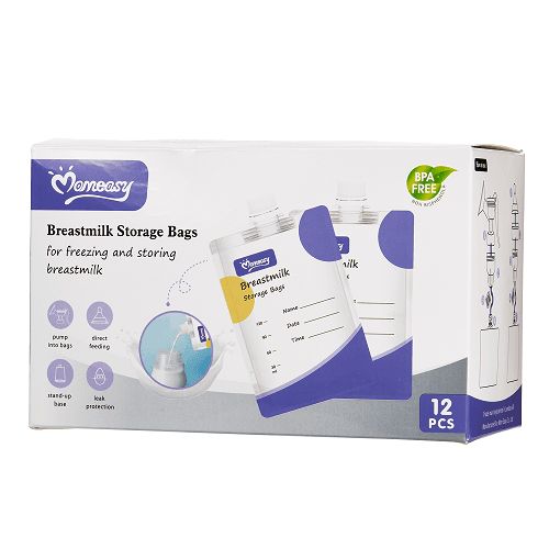 Momeasy Breastmilk Storage Bags for Freezing and Storing Milk 12Pcs