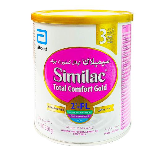 Similac Total Comfort Gold 3 Formula Milk to Improve Body Growth for Children from 1to3Years 360g