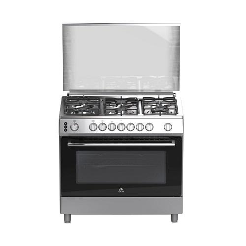 اوركا طباخ غاز 5شعلة اينوكس ستانلس ستيل 90x60سم موديل رقم.OR-9060ODFS6B