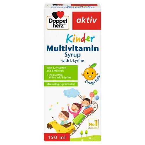 Doppelherz Aktiv Kinder Multivitamin Syrup with L Lysine 150ml