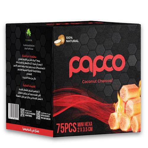Papco Charcoal Mini Hexagon 75Pcs